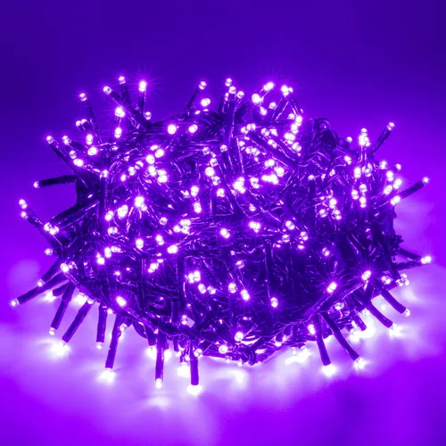 Vista 12 de Ogrmar Luces de Racimo de Navidad de 49 pies 500 LED 8 Modos Luces de Cadena de Navidad con Función de Temporizador y Conectables para Navidad