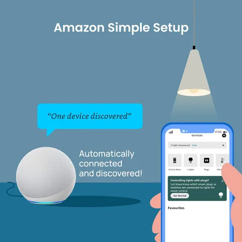 Vista 3 de Broadlink Bombillas inteligentes, configuración sin frustraciones (FFS) funciona solo con Alexa, malla BLE, 9W 800LM que cambia de color A19 E26 LED