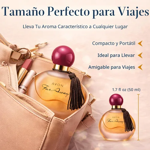 Vista 9 de Eau de Parfum Far Away Spray perfume para mujeres, 1.7 onzas fluidas, Avon