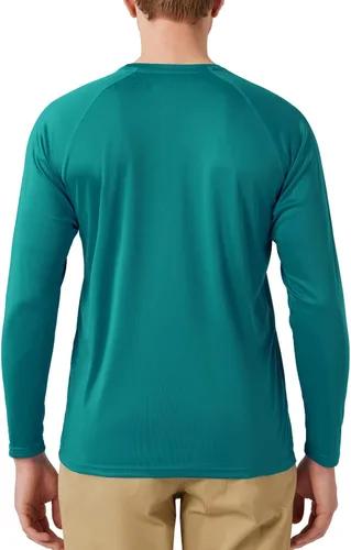 Vista 4 de SG Edge Men's Activewear Basic Outdoor Series Sun Protection Long Sleeve Quick Dry Shirt