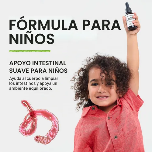 Vista 2 de Food Over Drugs Kids para Cleanse Formula, Organic Alcohol-Free Tincture