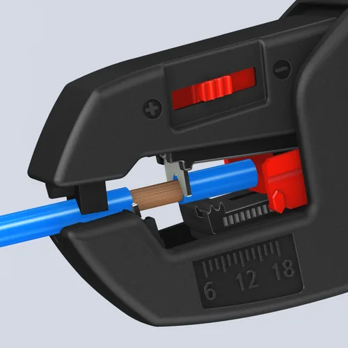 Vista 5 de Knipex pelacables automático 10-24 AWG, 7.25