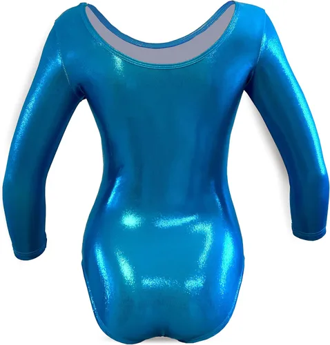 Vista 3 de Leotardos de gimnasia para niñas, adecuados para ballet, power tumbling, leotardo de baile, deportes