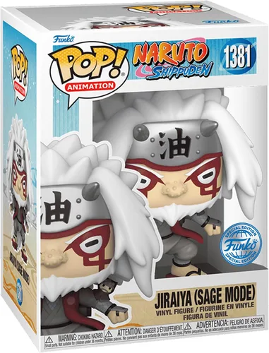 Vista 17 de Funko Pop! Naruto Shippuden - Jiraiya con paleta, figura de vinilo exclusiva de la convención de otoño 2021 #1025