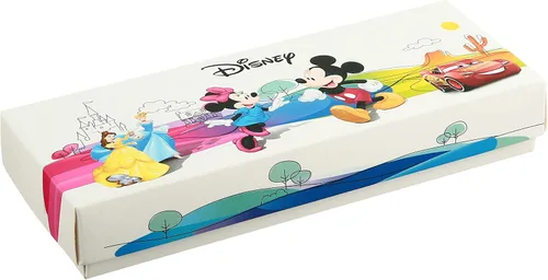 Vista 3 de Disney Princess Kids' Plastic Time Teacher Analog Quartz Nylon Strap Watch