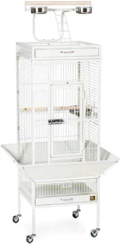 Vista 5 de Productos en hierro forjado Prevue para mascotas, selecta jaula de aves, negro Hammertone 3151BLK, negro (Black Hammertone) Jaula de acero