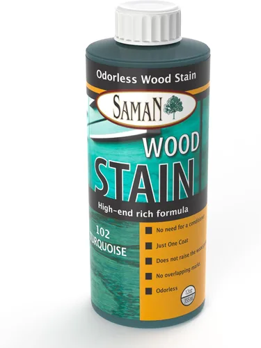 Vista 43 de SamaN Tinte interior para madera a base de agua, tinte natural para muebles, molduras, paneles de madera, gabinetes (colonial TEW-205-32, 32 oz)