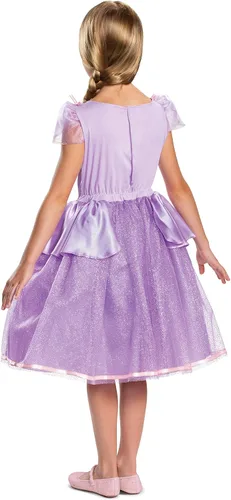 Vista 2 de Disney Princess Rapunzel - Disfraz clásico para niña, morado