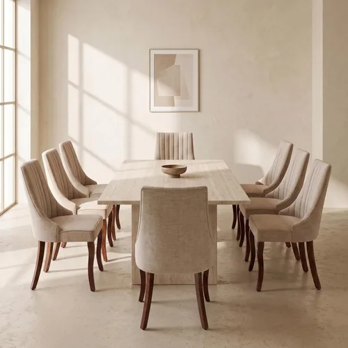 Vista 36 de Sillas de Comedor - Juego de 2 sillas de comedor modernas de mediados de siglo, tapizadas de tela con respaldo alto, sillas de cocina y comedor