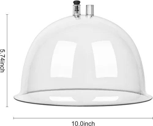 Vista 2 de Titoe Vasos de terapia de vacío de 7.8 fl oz para levantamiento de glúteos, accesorios para máquinas de ventosas al vacío extra grandes, terapia