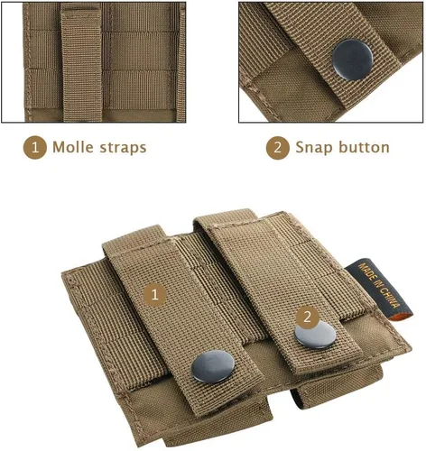 Vista 9 de EXCELLENT ELITE SPANKER Pistola universal ajustable táctica abierta superior doble pistola Mag bolsa