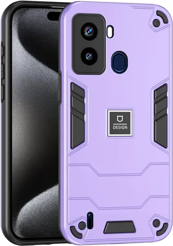 Vista 24 de Funda compatible con Redmi A1, compatible con Redmi A2 2 en 1 [PC dura + TPU], funda de teléfono negra