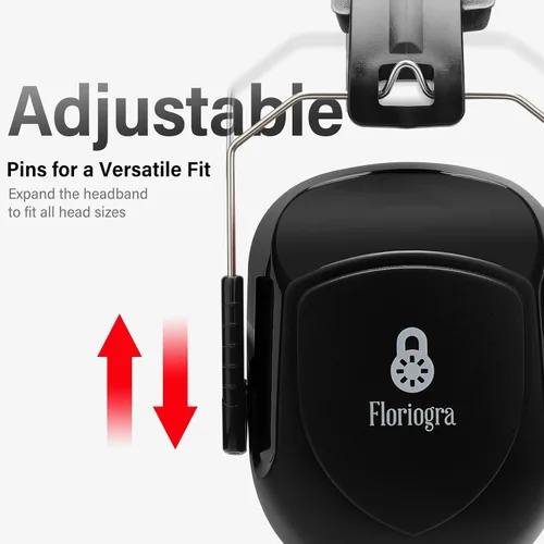 Vista 2 de Paquete de 2 auriculares con cancelación de ruido de 34dB para tiro, orejeras de protección auditiva, auriculares de protección auditiva, orejeras