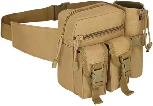 Vista 8 de FAMI Bolsa de despliegue Paquete de cintura táctica Pequeño Sling Pack Bolsa de mano Bolsa de manillar ACU
