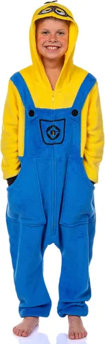 Vista 7 de Minions Kigurumi Union - Pijama de forro polar con capucha para niño, Kevin y Stuart