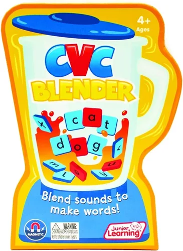 Vista 3 de Junior Learning CVC Blender - Mezcla sonidos para hacer palabras, multicolor