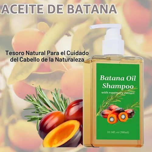 Vista 2 de ADUTRY Champú de aceite Batana, champú de aceite de romero con extracto de romero, adecuado para hombres y mujeres