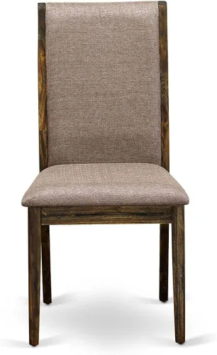 Vista 9 de East West Furniture F2LA7-716 Juego de comedor, mediano