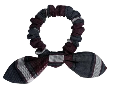 Vista 53 de Back to School/Uniform Plaid Scrunchie bunny ear Bowknot/School Uniform Plaid/Ponytail Bow Scrunchie/Plaid Accessories (Plaid 42-Bernards)