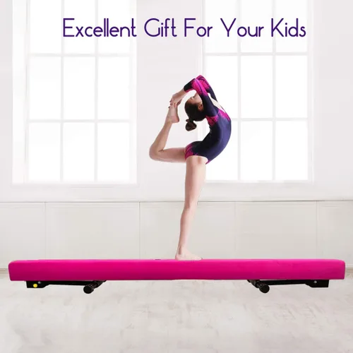 Vista 5 de 86 York, viga de equilibrio de gimnasia de 6 pies/8 pies, equipo de gimnasia de barra de nivel alto y bajo para niños/adultos, viga de gimnasia