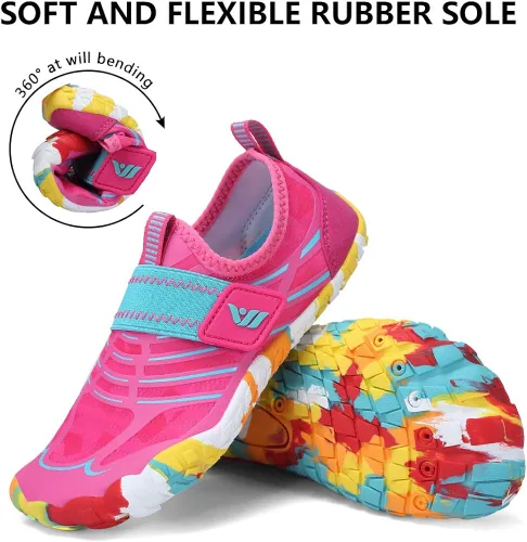 Vista 5 de CIOR Zapatos acuáticos para niños y niñas, zapatos deportivos acuáticos ligeros (niños pequeñosniños grandes)