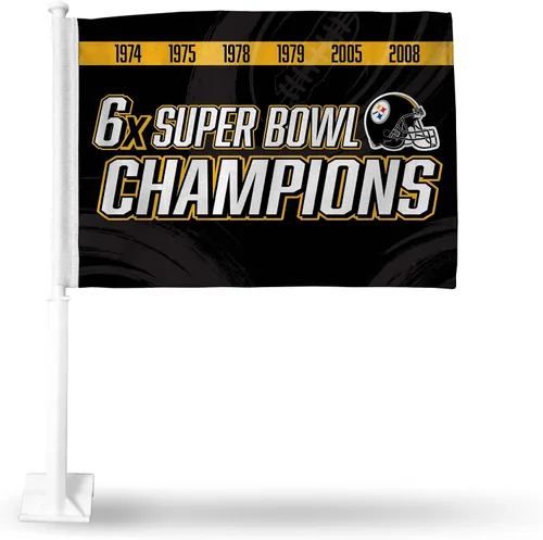 Vista 52 de Rico Industries NFL - Bandera de coche de doble cara, accesorio para coche
