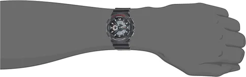 Vista 4 de Casio Mens W-218H-1AVCF Classic Digital Display Quartz Black Watch