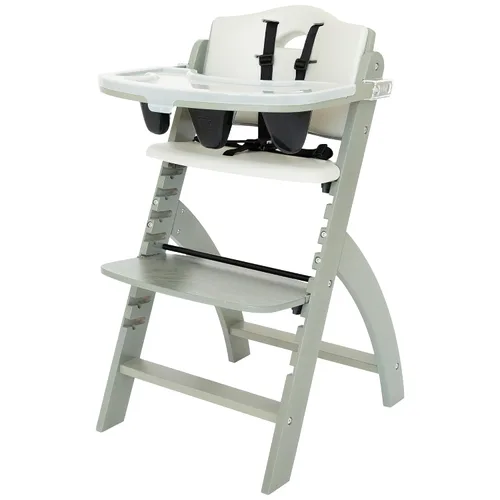 Vista 15 de Silla alta de madera Abiie Beyond Junior con bandeja - Trona ajustable y convertible para bebés y niños pequeños - De 6 meses a 113 kg - Resistente