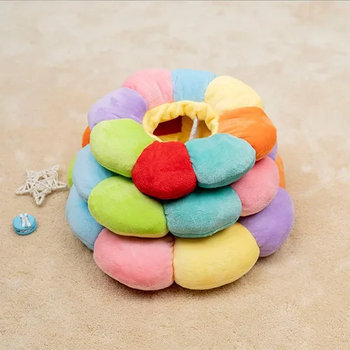 Vista 7 de Collar de Recuperación para Gatos y Perros Pequeños, Lindo Cono de Cuello Después de Cirugía, Collar E Ajustable para Mascotas, Cono Protector