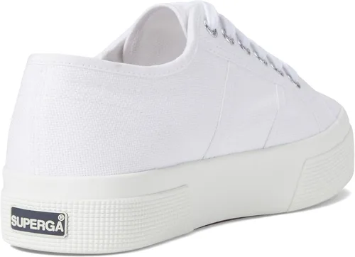 Vista 5 de SUPERGA Women's Low Lace-Up Shoes, White, 39.5 EU