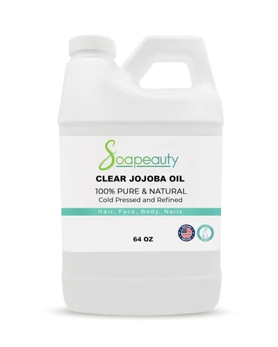 Vista 10 de Soapeauty Aceite de jojoba transparente 100% puro y natural refinado, prensado en frío, sin hexano Aceite hidratante para piel, cara, cabello