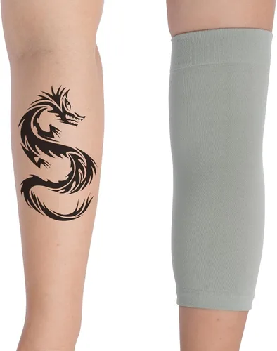 Vista 4 de HOVEOX 4 pares de tatuajes para cubrir la manga del antebrazo manga del tatuaje de la manga del antebrazo de la cubierta del tatuaje de la manga