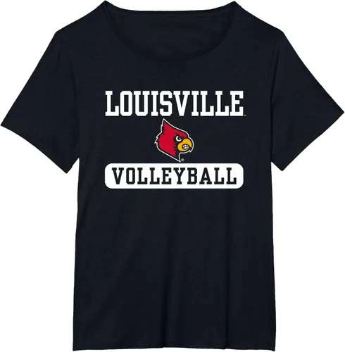 Vista 7 de Louisville Cardinals - Camiseta con licencia oficial de voleibol, Negro
