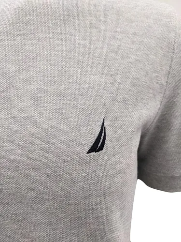 Vista 2 de Nautica Polo de piqué de algodón de manga corta para hombre