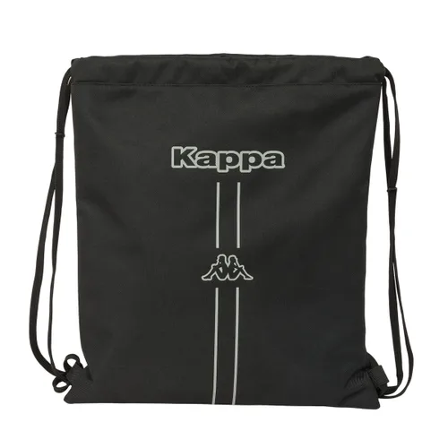 Vista 2 de Bolsa Mochila con Cuerdas Kappa Dark Negro 35 x 40 x 1 cm