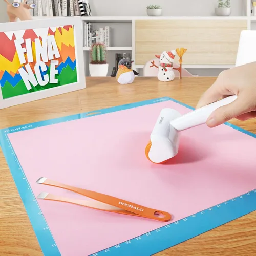 Vista 8 de DOOHALO Brayer Roller - Herramientas de deshierbe de vinilo compatibles con Cricut Crafting Kit de accesorios básicos para silueta, raspador