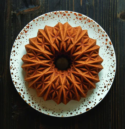 Vista 3 de Nordic Ware Cut Crystal Bundt, 10 tazas, dorado