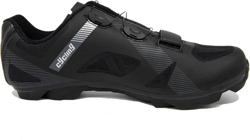 Vista 2 de Zapatos de ciclismo para hombre, zapatos de bicicleta de montaña con tacos de primera calidad, zapatos de bicicleta para hombres, zapatos