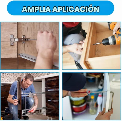 Vista 6 de 120 tornillos para tiradores de gabinete, M4x25/30/35/40/45/50mm