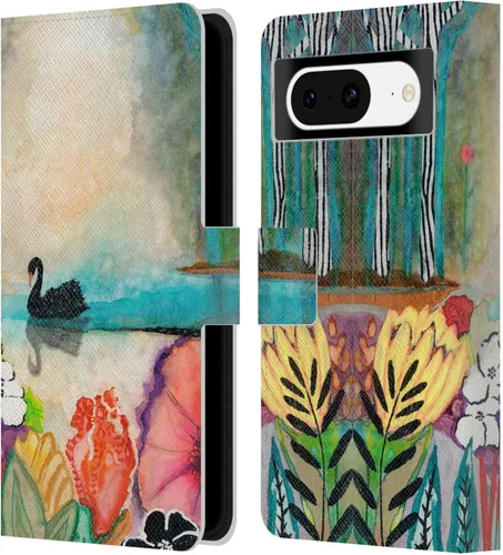 Vista 17 de Head Case Designs Officially Licensed Wyanne Half Light Nature 2 Leather Wallet Case Compatible with Google Pixel 8