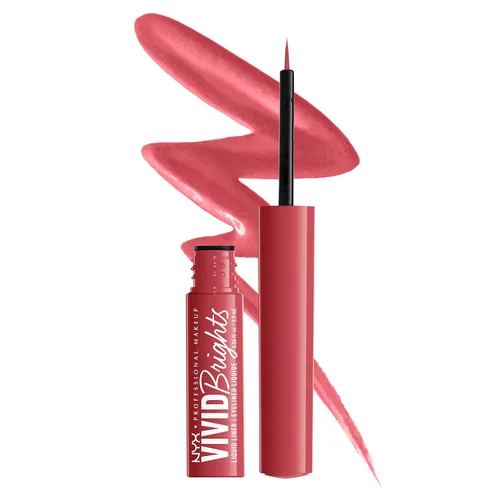 Vista 11 de NYX PROFESSIONAL MAKEUP Vivid Brights - Delineador líquido resistente a las manchas con punta precisa, Cobalt Crush 05 Cobalt Crush