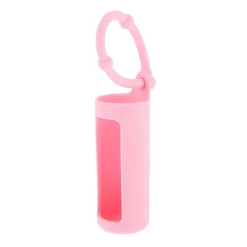 Vista 3 de ConStore Funda protectora de silicona para botella de aceite esencial, funda protectora de viaje con cuerda colgante, 12 uds
