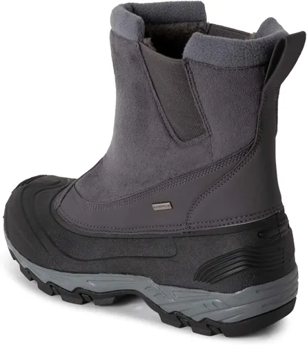 Vista 5 de Polar Suela impermeable para hombre, con forro de piel sintética totalmente forrada, botas de nieve duraderas para invierno
