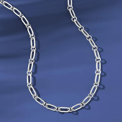 Vista 5 de Ross-Simons Collar de plata de ley italiana con clip de papel, Plata esterlina, no conocido