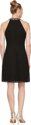 Vista 3 de S.L. Fashions Womens Jewel Halter Sheath Dress (Petite and Regular)