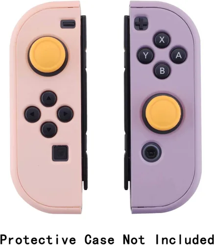 Vista 8 de eXtremeRate PlayVital Switch - Tapas de palanca de mando para Switch Lite, tapa analógica de silicona para Switch OLED Joycon con agarre para pulgar