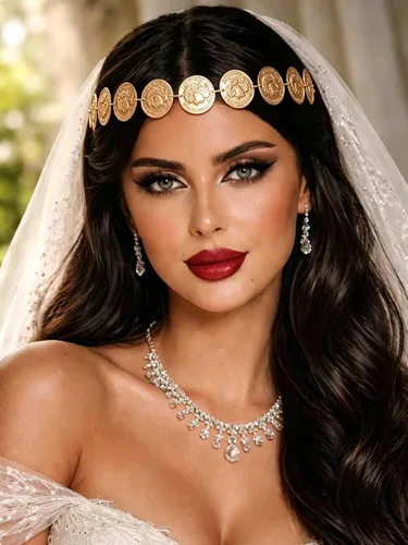 Vista 6 de Yalice Cabeza de moneda dorada, diadema elástica, diadema india, accesorios para el cabello de la frente de los años 20 para mujer
