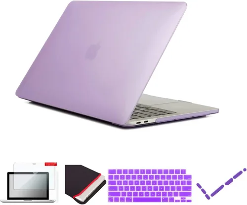 Vista 44 de Se7enline Compatible con MacBook Pro Touch Bar Case 2016/2017/2018/2019, funda rígida mate para Mac Pro de 13 pulgadas, A1706/A1989/A2159, funda