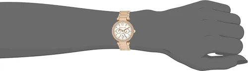 Vista 4 de Michael Kors Parker MK5781 - Reloj de acero inoxidable para mujer color o tono oro rosa