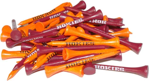 Vista 18 de Team Golf NCAA Unisex-Adult Team Golf NCAA 2-3/4" Golf Tees, 50 Pack, Regulation Size, Multi Team